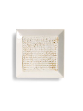 Assiette Kotel Matza décorée en céramique rouge, cadeaux Tu B'Av, Isra