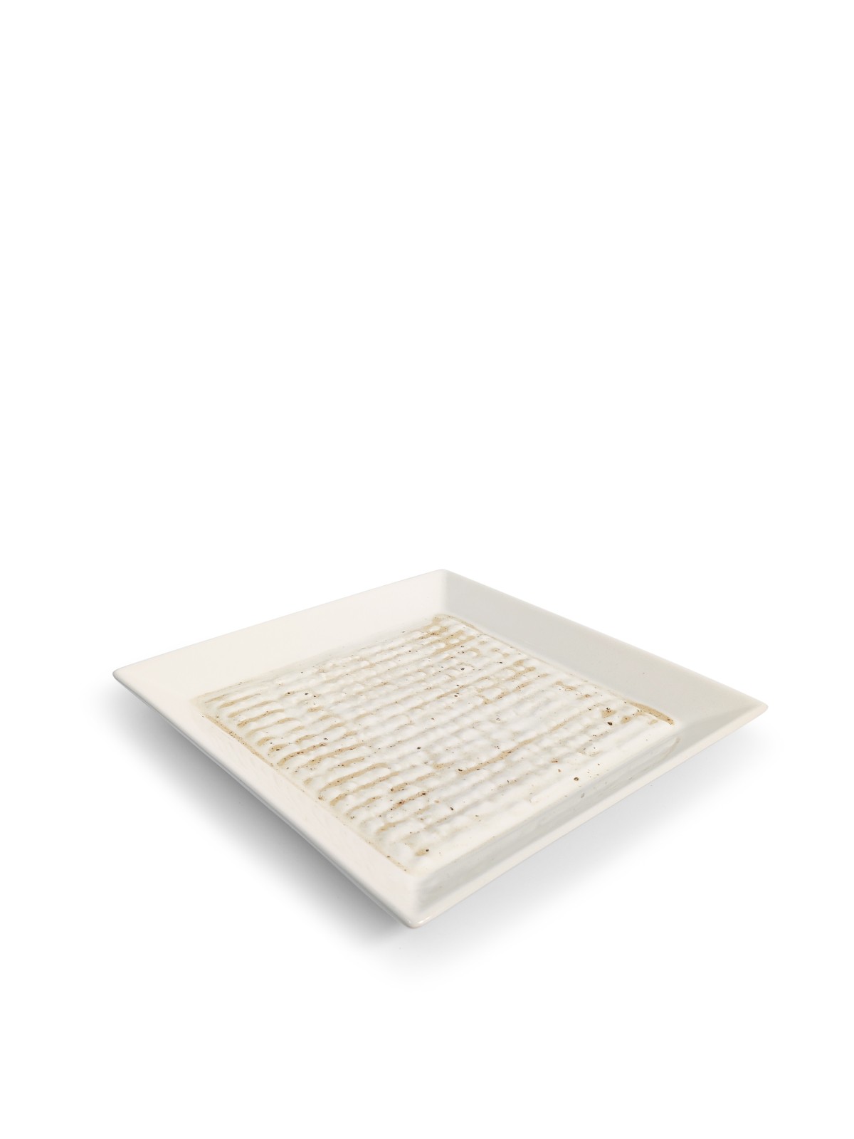 Decorated Kotel Matza Plate Made of Red Ceramic , Tu B'Av Gifts , Isra