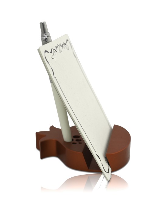 Aluminum Pomegranate Business Cards Holder , Tu B'Av Gifts , Israeli J