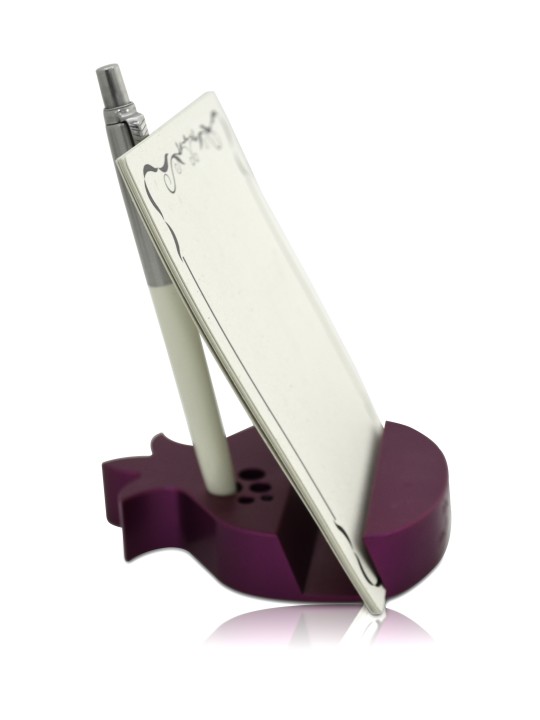 Aluminum Pomegranate Business Cards Holder , Tu B'Av Gifts , Israeli J