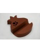 Aluminum Pomegranate Business Cards Holder , Tu B'Av Gifts , Israeli J