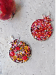 Hanging Pomegranate Mobile with Hebrew Blessings , Tu B'Av Gifts , Isr
