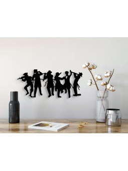 Gorgeous Metal Klezmer Musicians Band - Jewish Wal , Love Wall Art , I