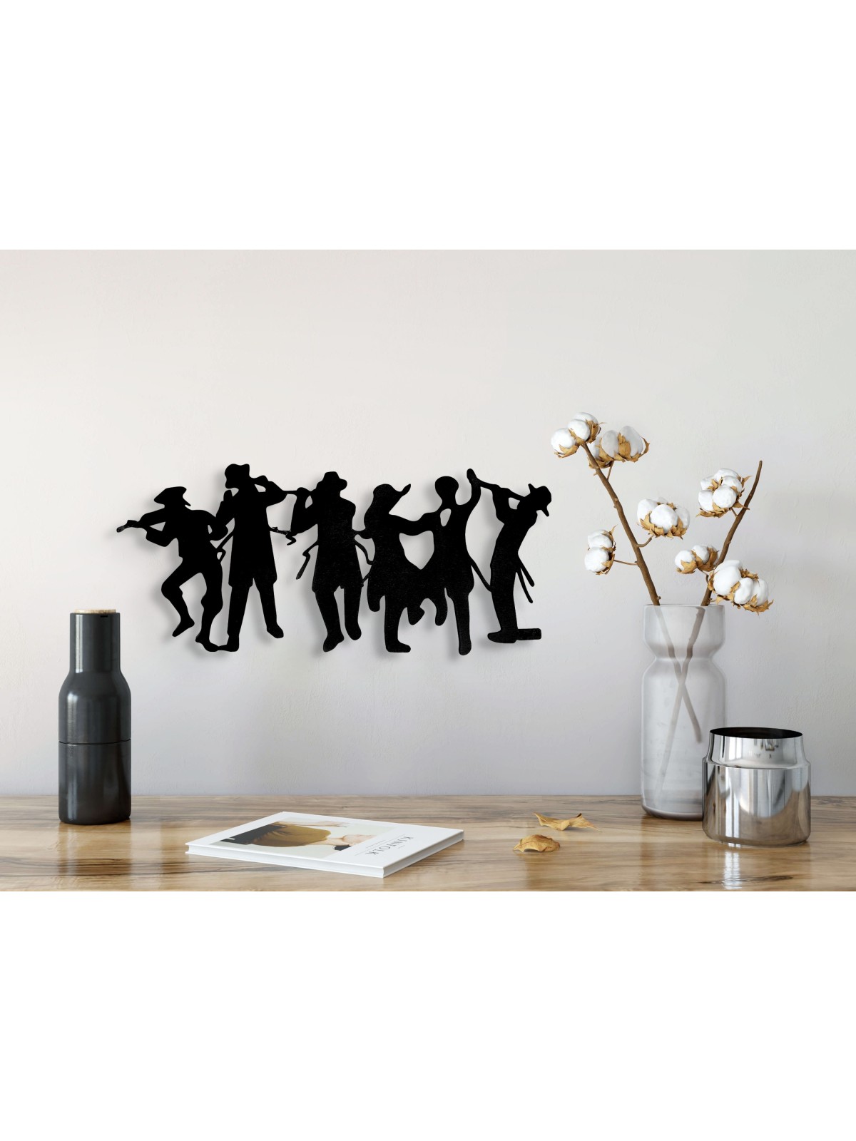 Magnifique groupe de musiciens Klezmer en métal - Jewish Wal , Love Wall Art , I