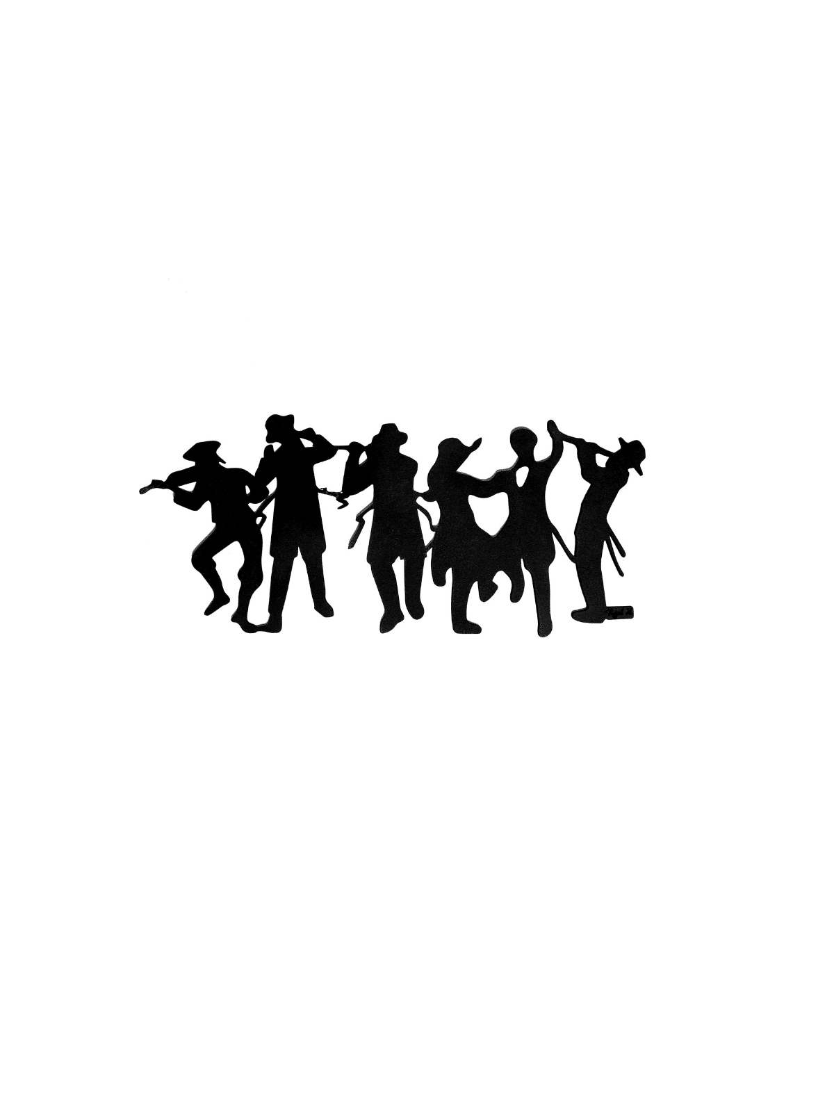 Magnifique groupe de musiciens Klezmer en métal - Jewish Wal , Love Wall Art , I