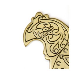 Brass Wall Hamsa Based on Morocco Synagogue Lamp Deco... | Metal Hamsa