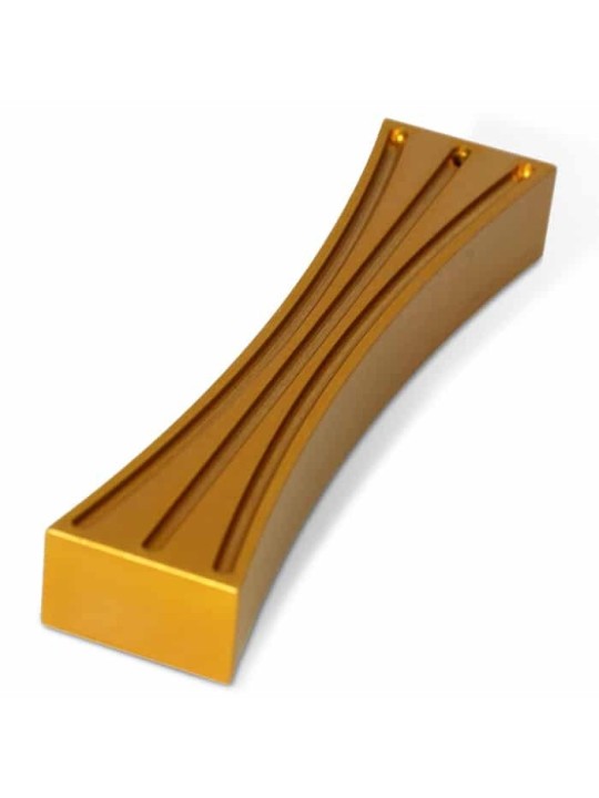 Étui Mezuzah doré en aluminium anodisé, étuis Avi Nadav Mezuzah