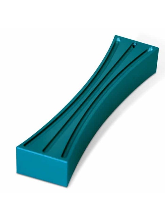 Gold Mezuzah Case Made of Anodized Aluminum , Avi Nadav Mezuzah Cases