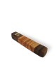 Brown Epoxy and Olive Wood Mezuzah Case , Large Mezuzahs , Israeli Jud