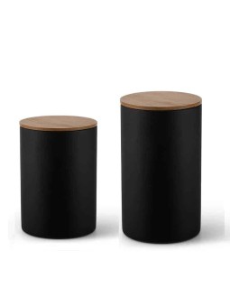 Superbe pot de rangement en béton moderne noir avec un , Tu B'Av Gifts , I