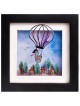 Belle peinture de la jeune fille dans la montgolfière, cadeaux Tu B'Av, est