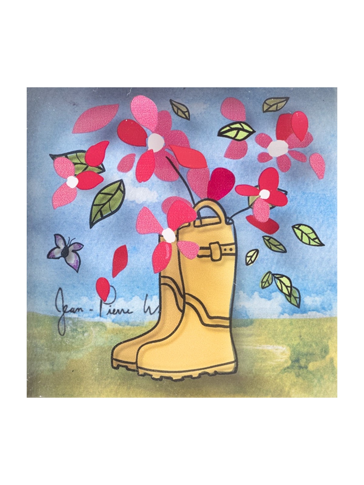 Incroyable peinture 3D des bottes florales, cadeaux Tu B'Av, Juda israélien
