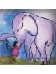 Amitié éléphant et petite fille, cadeaux Tu B'Av, Judaica israélienne