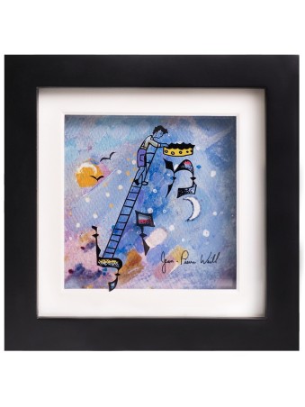 Belle peinture 3D « Chance » , Cadeaux Tu B'Av , Judaica israélienne
