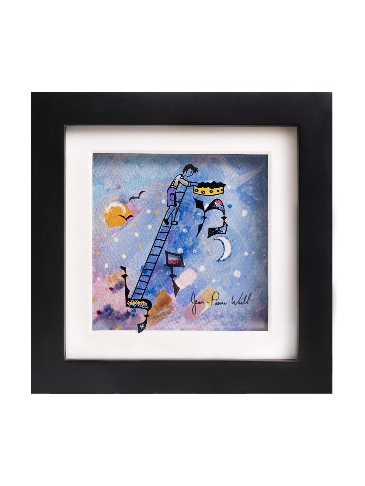 Belle peinture 3D « Chance » , Cadeaux Tu B'Av , Judaica israélienne