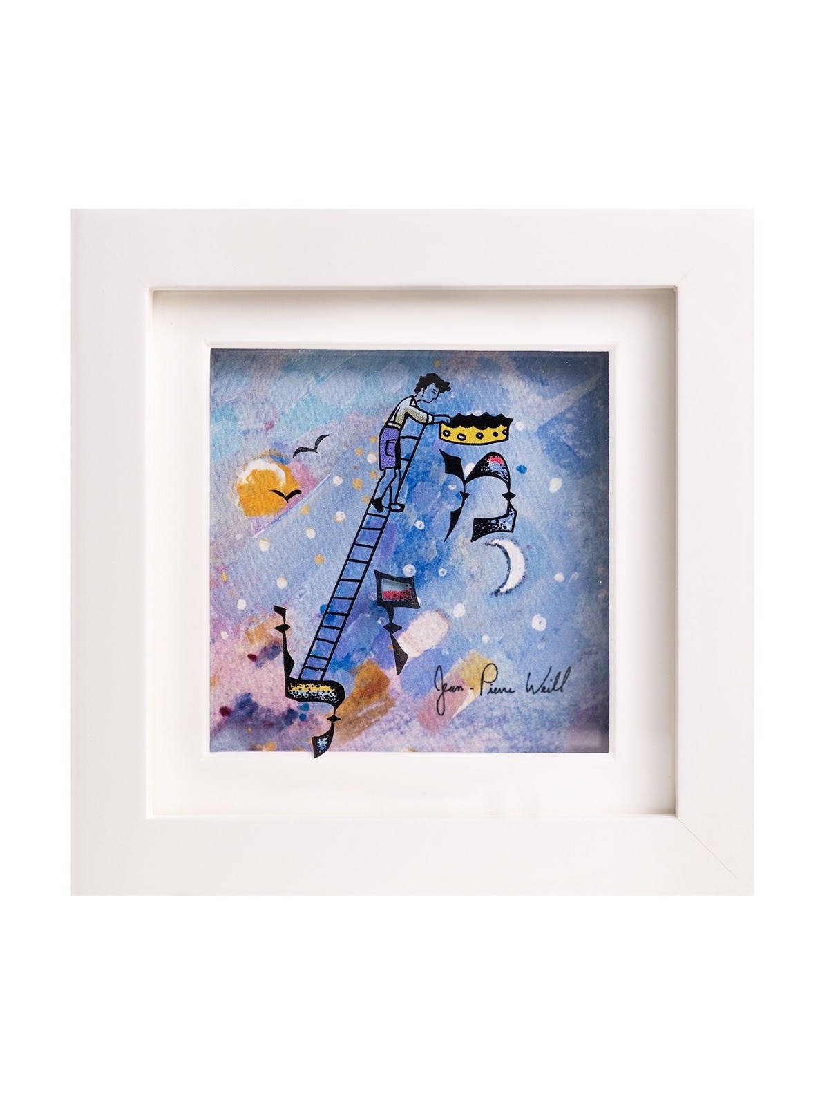 Belle peinture 3D « Chance » , Cadeaux Tu B'Av , Judaica israélienne
