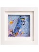 Belle peinture 3D « Chance » , Cadeaux Tu B'Av , Judaica israélienne