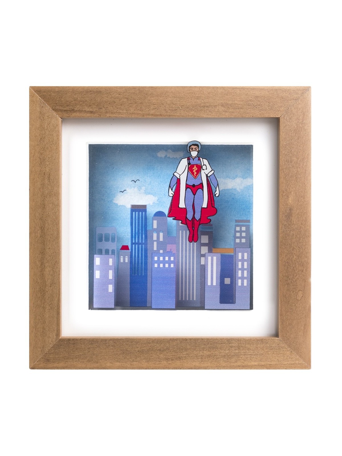 Amazing 3D Painting of Superhero Doctor , Tu B'Av Gifts , Israeli Juda