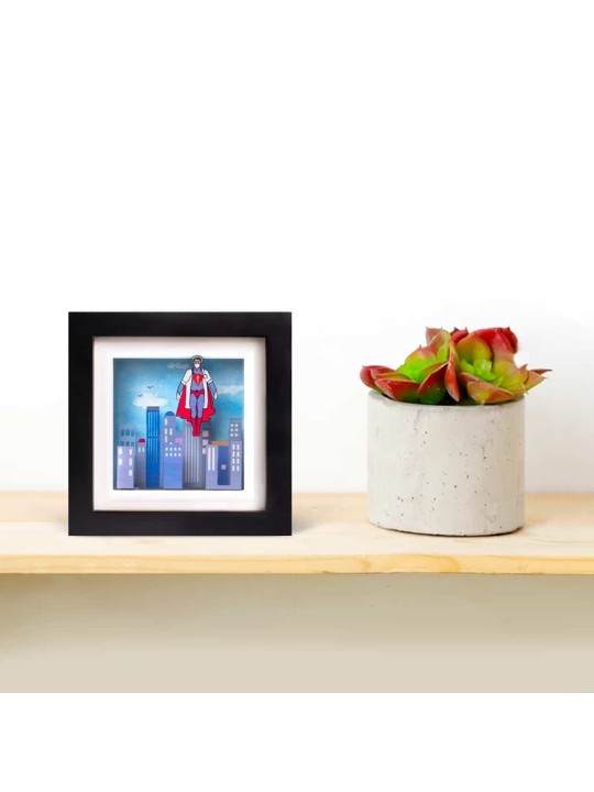 Amazing 3D Painting of Superhero Doctor , Tu B'Av Gifts , Israeli Juda