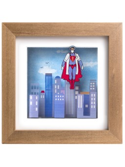 Amazing 3D Painting of Superhero Doctor , Tu B'Av Gifts , Israeli Juda