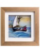Belle peinture 3D de l'aventure à la voile, cadeaux Tu B'Av, Israël