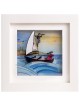 Belle peinture 3D de l'aventure à la voile, cadeaux Tu B'Av, Israël