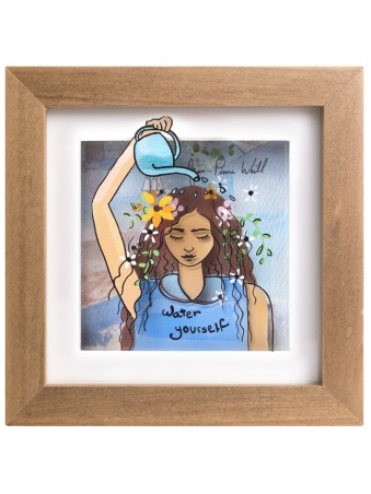 Meaningful 3D Painting - Water Yourself , Tu B'Av Gifts , Israeli Juda