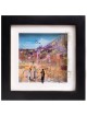 Modern 3D Glass Kotel Painting - Modern Jewish Art , Jewish Paintings