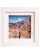 Modern 3D Glass Kotel Painting - Modern Jewish Art , Jewish Paintings