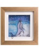 Peinture 3D unique de la baleine merveilleuse, cadeaux Tu B'Av, Judaï israélien