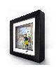 Romantic 3D Painting of 2 Lovers , Tu B'Av Gifts , Israeli Judaica
