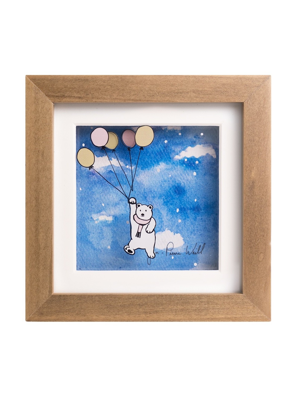 Belle peinture 3D de l’ours volant, cadeaux Tu B’Av, Jud israélien