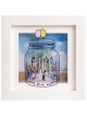 Romantic Magic Jar 3D Painting , Tu B'Av Gifts , Israeli Judaica