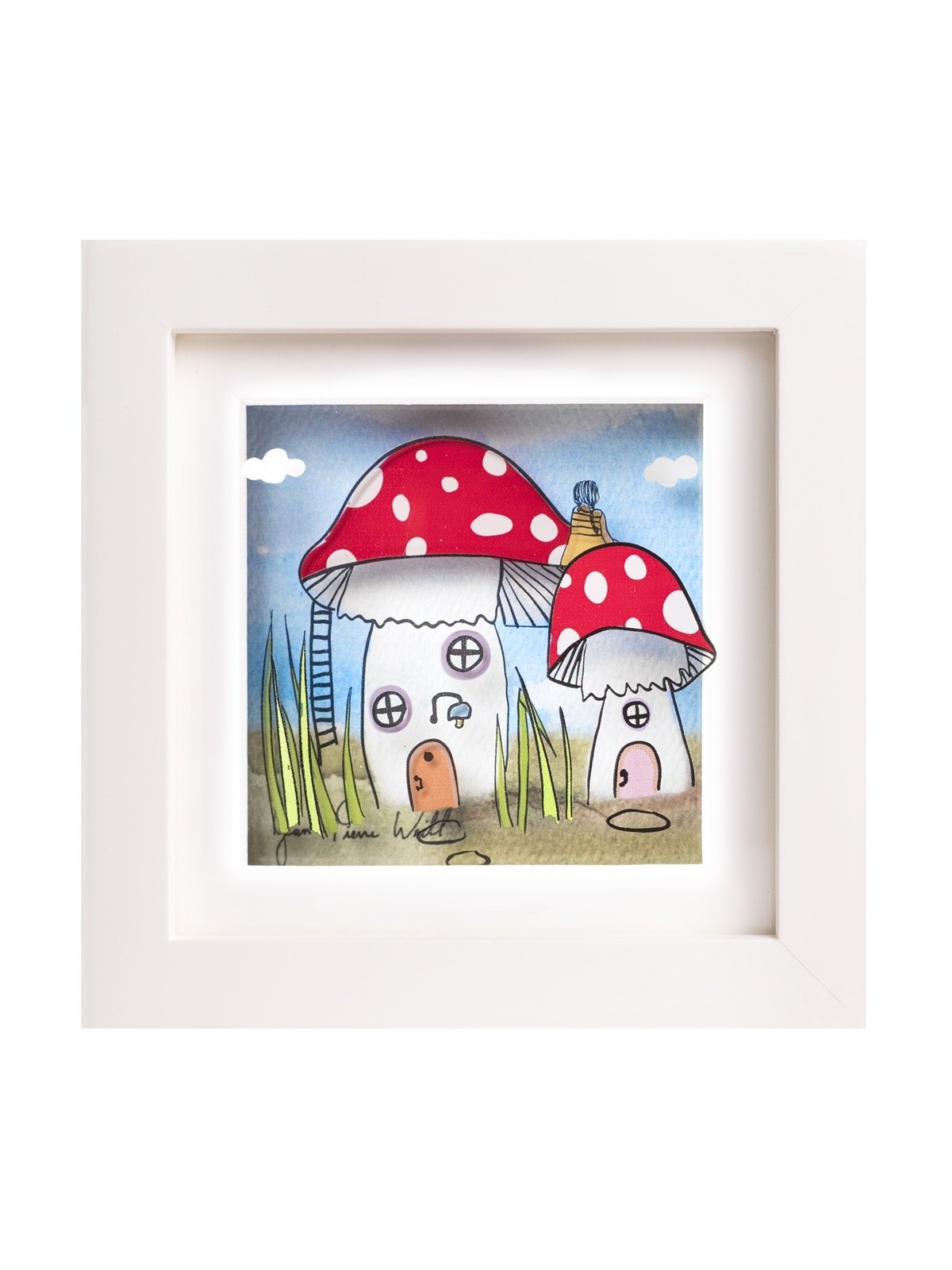 Peinture 3D de maison de champignon de fée délicate et magique, cadeaux Tu B'Av, est