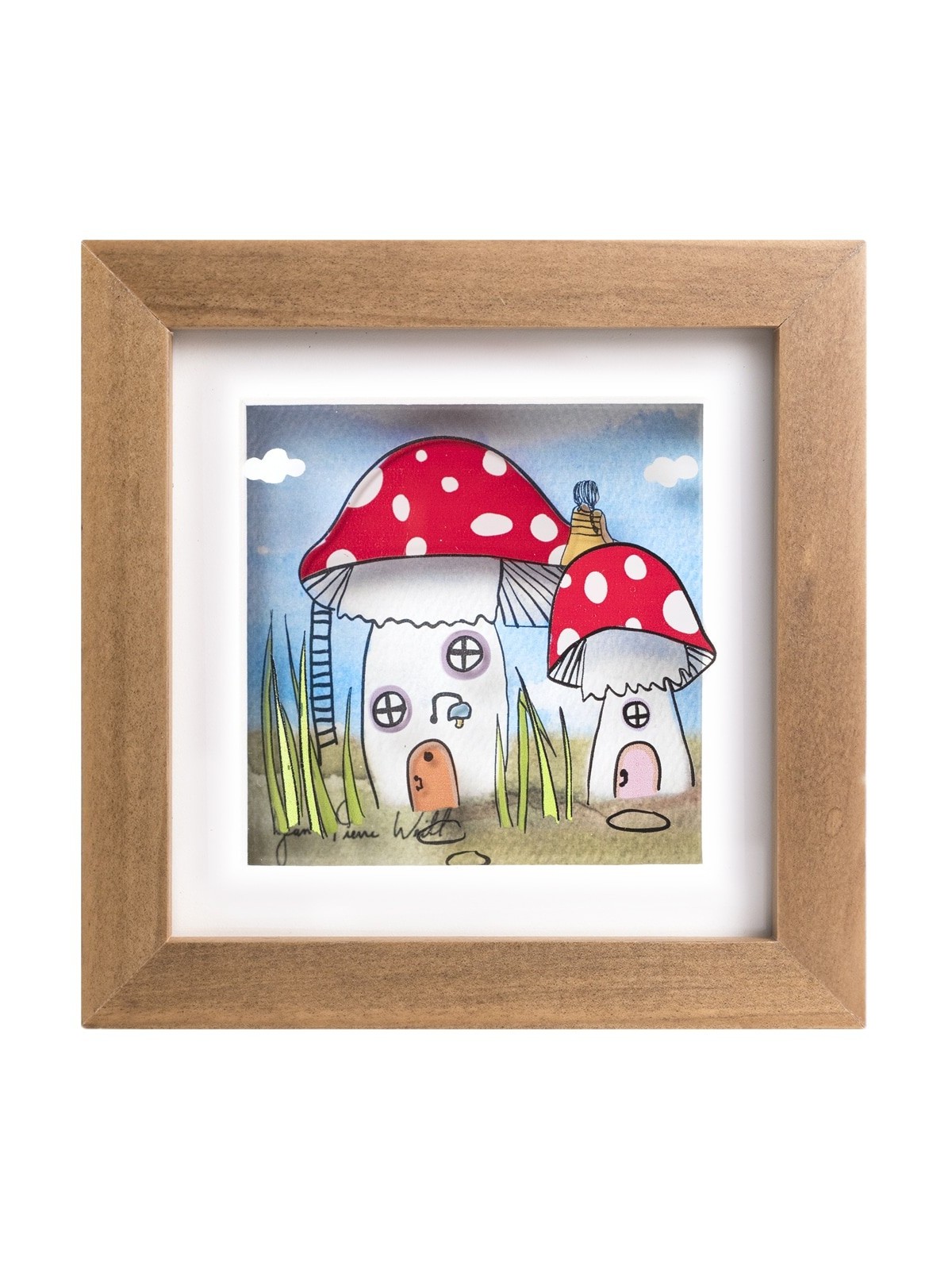 Peinture 3D de maison de champignon de fée délicate et magique, cadeaux Tu B'Av, est