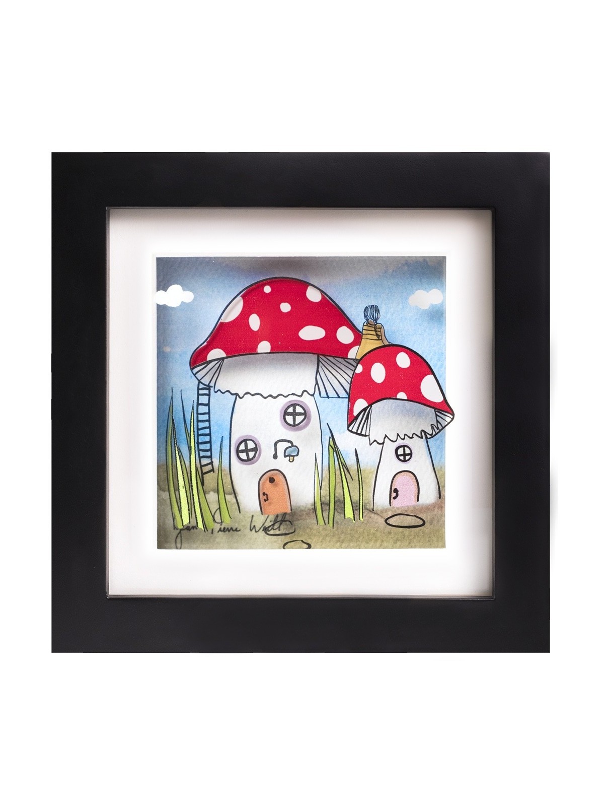 Peinture 3D de maison de champignon de fée délicate et magique, cadeaux Tu B'Av, est