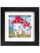 Delicate & Magic Fairy Mushroom House 3D Painting , Tu B'Av Gifts , Is