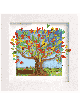 Peinture 3D romantique de l’arbre de l’amour, cadeaux Tu B’Av, Judaica israélienne