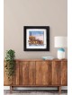 Small Framed Painting of the Old Jaffa Port 3D Pai , Jewish Paintings