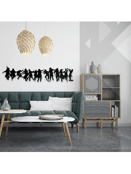 Tailles personnalisées 13 musiciens hassidim Klezmer dansant , Love Wall Art , I