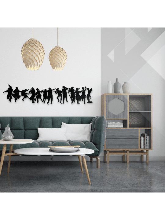 Custom Sizes 13 Klezmer Hasidim Musicians Dancing  , Love Wall Art , I