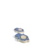 Bougeoirs Hamsa en céramique bleue, chandeliers modernes, Juda israélien