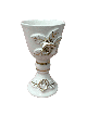 Gold Colors Painted Ceramic Cup , Passover Gifts , Israeli Judaica