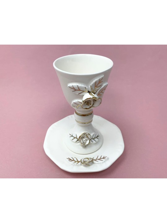 Tasse en céramique peinte aux couleurs dorées, cadeaux de Pâque, Judaica israélien