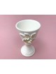 Tasse à vin en céramique blanche avec détails dorés, cadeaux de Pâque, israélien