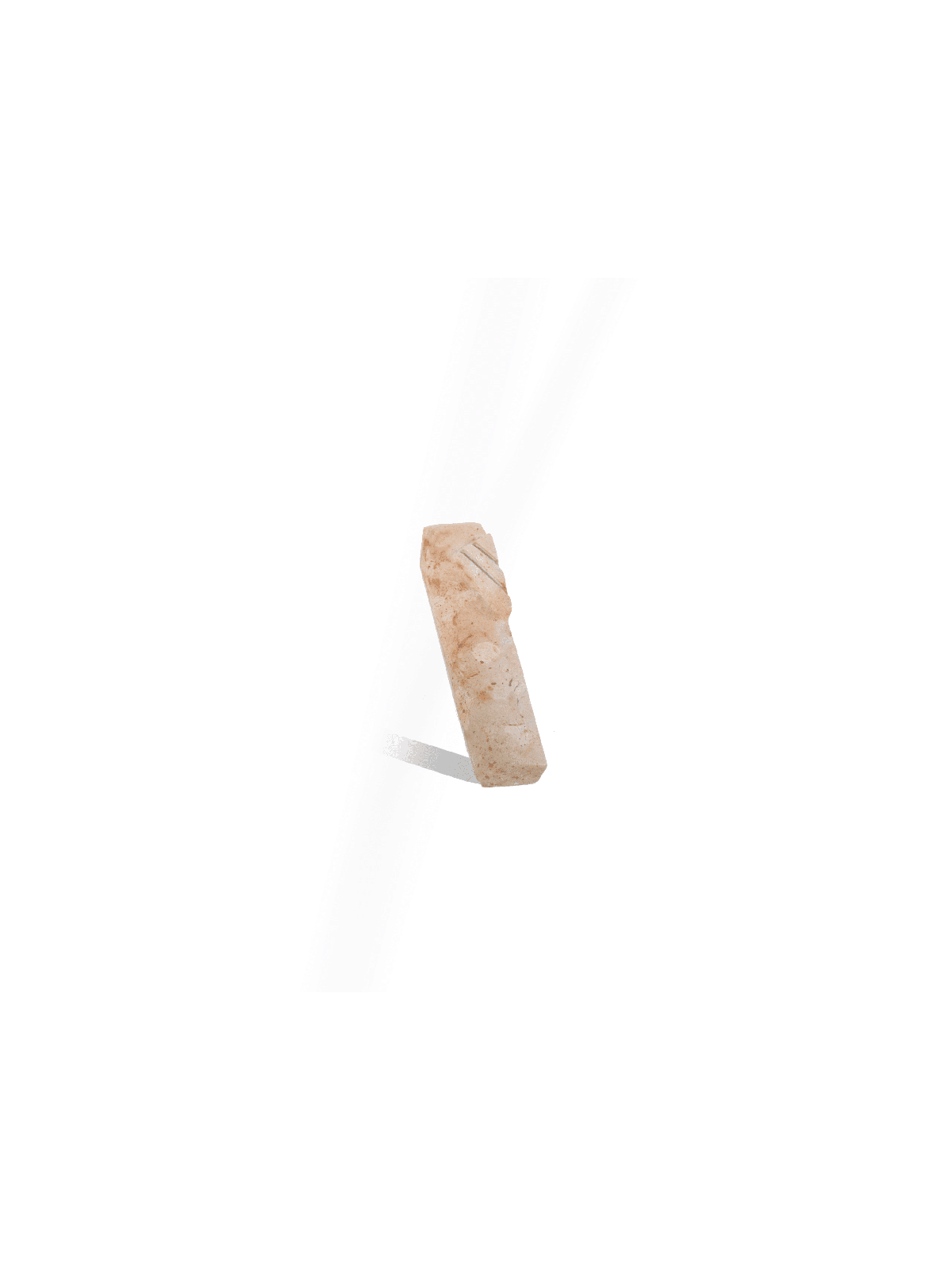 Étui géométrique en pierre de Jérusalem Mezuzah, cadeaux Tu B'Av, Judaï israélien