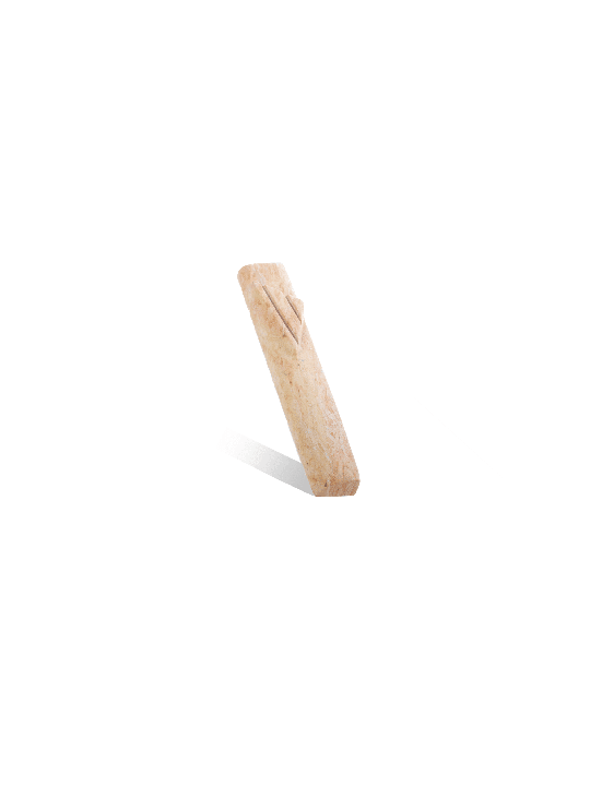 Large Jerusalem Stone Mezuzah Case Geometric desig , Tu B'Av Gifts , I
