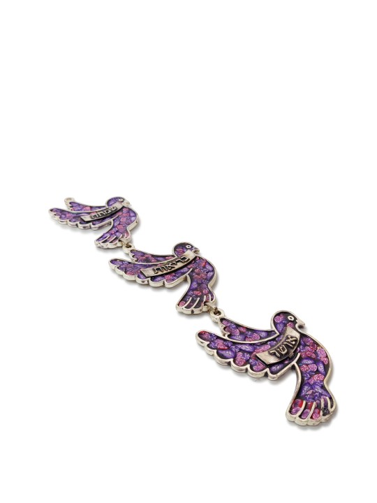 Custom Colors Flying Doves Wall Hanging , Tu B'Av Gifts , Israeli Juda