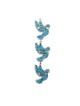 Custom Colors Flying Doves Wall Hanging , Tu B'Av Gifts , Israeli Juda