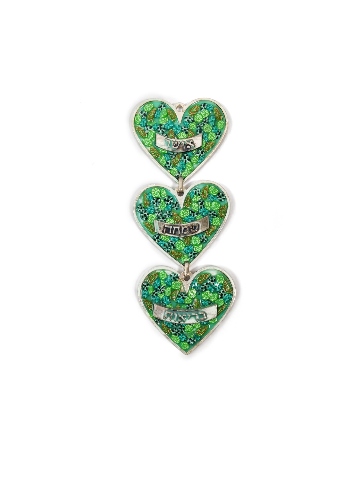 Couleurs personnalisées Love Hearts Mobiles suspendus au mur, cadeaux Tu B'Av, Israël